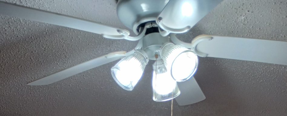 Living Room Ceiling Fan After