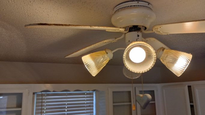 Kitchen Ceiling Fan Before
